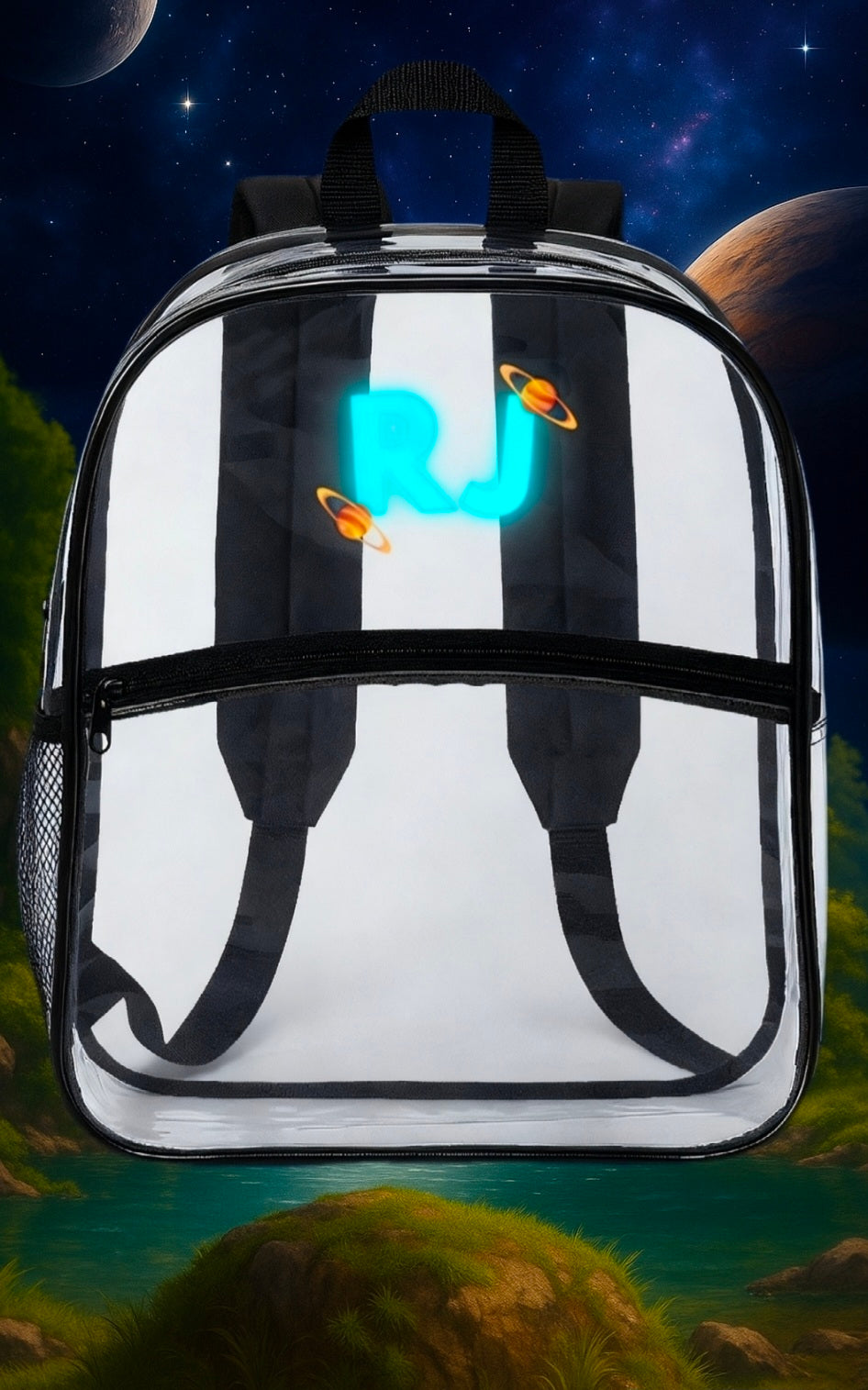 Sac à dos transparent RJ SPACE