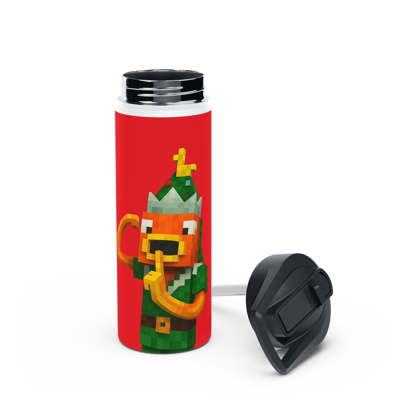 Edelstahl-Wasserflasche, Standarddeckel