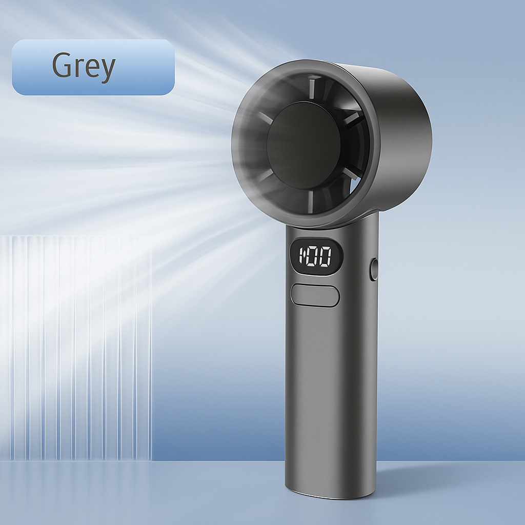 Ventilateur portable, 120 vitesses de vent | Sans lame et rechargeable.