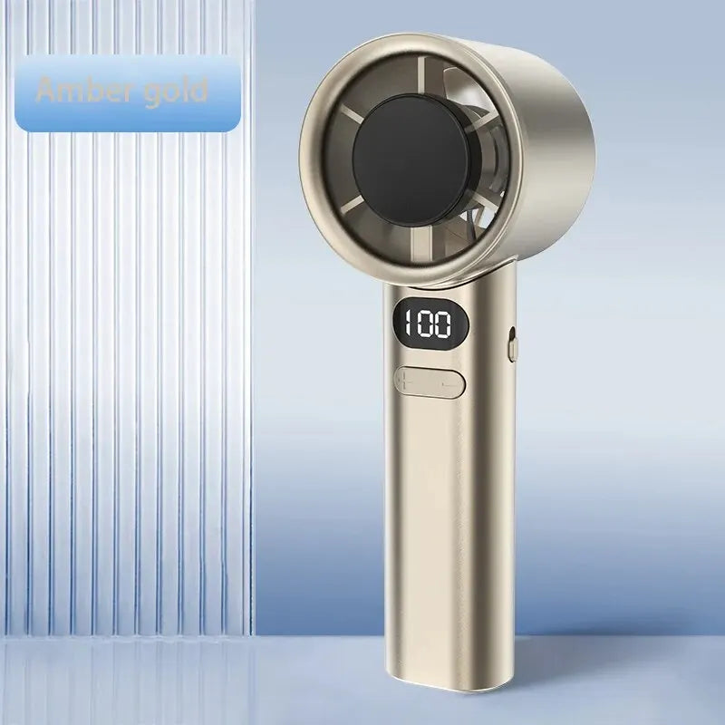 Ventilateur portable, 120 vitesses de vent | Sans lame et rechargeable.