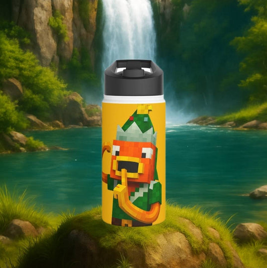 Gourde RJ isotherme Couleur ( jaune ) en acier inoxydable