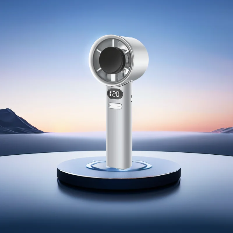 Ventilateur portable, 120 vitesses de vent | Sans lame et rechargeable.